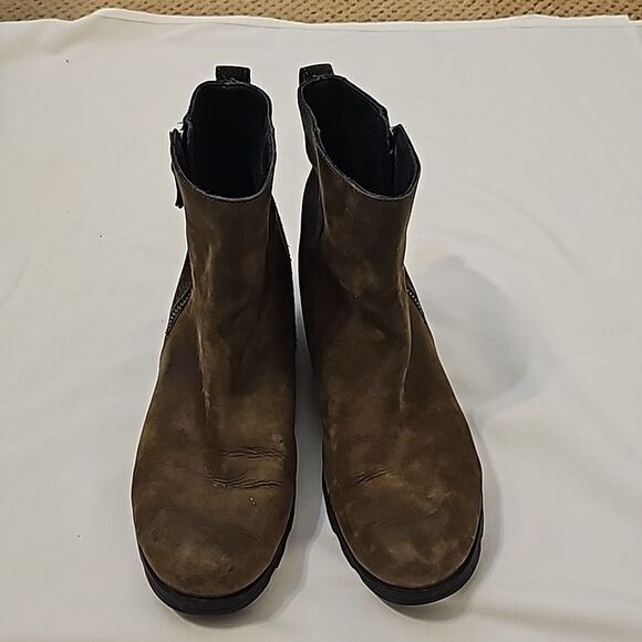 Sorel emelie suede bootie women's 11 - Picture 2 of 11